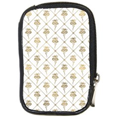 Flower Leaf Gold Compact Camera Cases