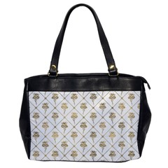 Flower Leaf Gold Office Handbags