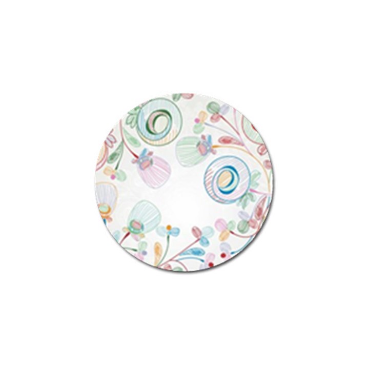 Flower Rainbow Circle Polka Leaf Sexy Golf Ball Marker