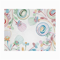 Flower Rainbow Circle Polka Leaf Sexy Small Glasses Cloth (2-side) by Mariart