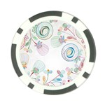 Flower Rainbow Circle Polka Leaf Sexy Poker Chip Card Guard Front