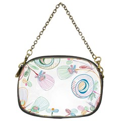 Flower Rainbow Circle Polka Leaf Sexy Chain Purses (two Sides) 