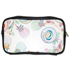 Flower Rainbow Circle Polka Leaf Sexy Toiletries Bags 2-side by Mariart