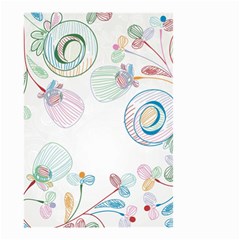 Flower Rainbow Circle Polka Leaf Sexy Small Garden Flag (two Sides)