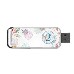 Flower Rainbow Circle Polka Leaf Sexy Portable Usb Flash (two Sides)