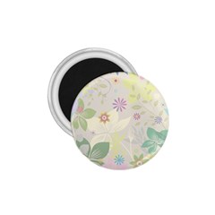 Flower Rainbow Star Floral Sexy Purple Green Yellow White Rose 1.75  Magnets