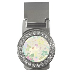 Flower Rainbow Star Floral Sexy Purple Green Yellow White Rose Money Clips (cz) 