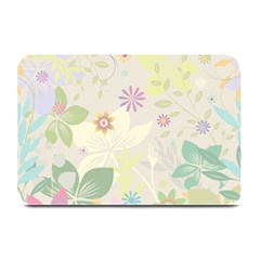 Flower Rainbow Star Floral Sexy Purple Green Yellow White Rose Plate Mats