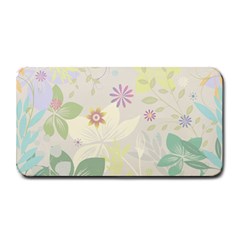 Flower Rainbow Star Floral Sexy Purple Green Yellow White Rose Medium Bar Mats by Mariart