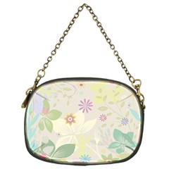 Flower Rainbow Star Floral Sexy Purple Green Yellow White Rose Chain Purses (one Side)  by Mariart