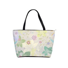 Flower Rainbow Star Floral Sexy Purple Green Yellow White Rose Shoulder Handbags