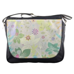 Flower Rainbow Star Floral Sexy Purple Green Yellow White Rose Messenger Bags by Mariart