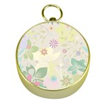 Flower Rainbow Star Floral Sexy Purple Green Yellow White Rose Gold Compasses Front