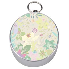 Flower Rainbow Star Floral Sexy Purple Green Yellow White Rose Silver Compasses by Mariart