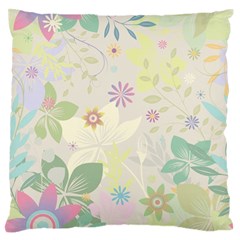 Flower Rainbow Star Floral Sexy Purple Green Yellow White Rose Standard Flano Cushion Case (one Side)