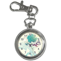 Flower Rose Purple Sunflower Lotus Key Chain Watches