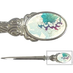 Flower Rose Purple Sunflower Lotus Letter Openers by Mariart