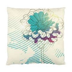 Flower Rose Purple Sunflower Lotus Standard Cushion Case (two Sides)