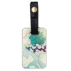 Flower Rose Purple Sunflower Lotus Luggage Tags (one Side) 