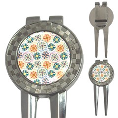 Flower Rainbow Fan Sunflower Circle Sexy 3-in-1 Golf Divots