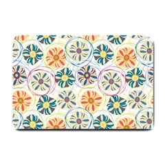 Flower Rainbow Fan Sunflower Circle Sexy Small Doormat 