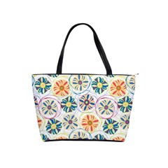 Flower Rainbow Fan Sunflower Circle Sexy Shoulder Handbags by Mariart