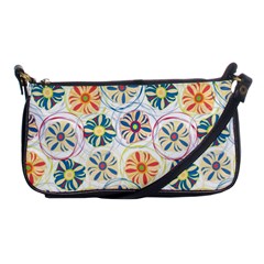 Flower Rainbow Fan Sunflower Circle Sexy Shoulder Clutch Bags