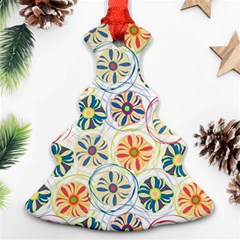 Flower Rainbow Fan Sunflower Circle Sexy Ornament (christmas Tree) 