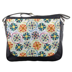 Flower Rainbow Fan Sunflower Circle Sexy Messenger Bags by Mariart