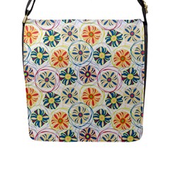 Flower Rainbow Fan Sunflower Circle Sexy Flap Messenger Bag (l)  by Mariart