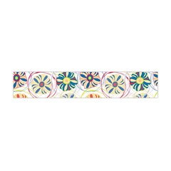 Flower Rainbow Fan Sunflower Circle Sexy Flano Scarf (mini) by Mariart