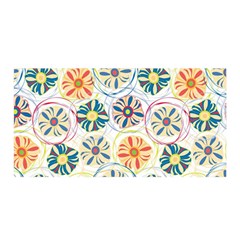 Flower Rainbow Fan Sunflower Circle Sexy Satin Wrap by Mariart