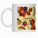 Flower Seed Rainbow Rose White Mugs Left