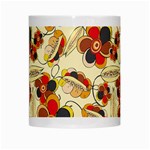 Flower Seed Rainbow Rose White Mugs Center