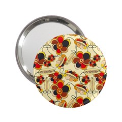 Flower Seed Rainbow Rose 2 25  Handbag Mirrors