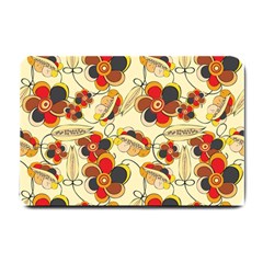 Flower Seed Rainbow Rose Small Doormat 