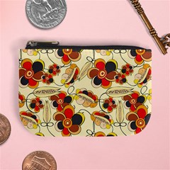 Flower Seed Rainbow Rose Mini Coin Purses by Mariart