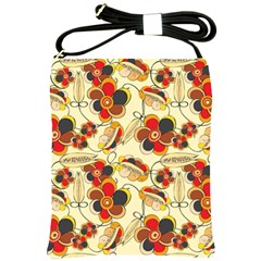 Flower Seed Rainbow Rose Shoulder Sling Bags