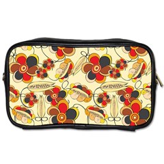 Flower Seed Rainbow Rose Toiletries Bags 2-side