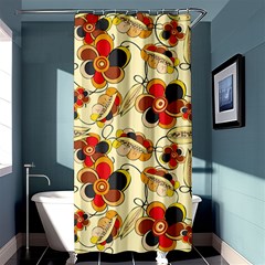 Flower Seed Rainbow Rose Shower Curtain 36  X 72  (stall)  by Mariart