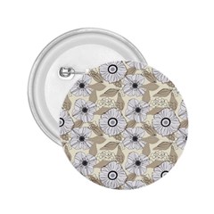 Flower Rose Sunflower Gray Star 2 25  Buttons by Mariart