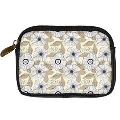 Flower Rose Sunflower Gray Star Digital Camera Cases by Mariart