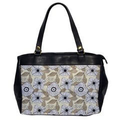 Flower Rose Sunflower Gray Star Office Handbags by Mariart