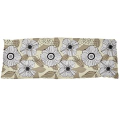 Flower Rose Sunflower Gray Star Body Pillow Case Dakimakura (two Sides)