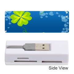 Flower Shamrock Green Blue Sexy Memory Card Reader (stick) 