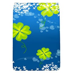 Flower Shamrock Green Blue Sexy Flap Covers (l) 