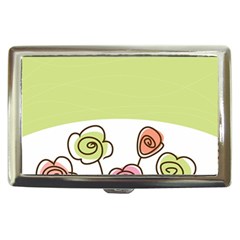 Flower Simple Green Rose Sunflower Sexy Cigarette Money Cases