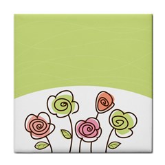 Flower Simple Green Rose Sunflower Sexy Face Towel