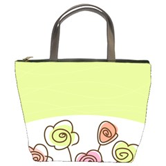 Flower Simple Green Rose Sunflower Sexy Bucket Bags