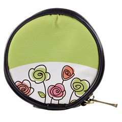 Flower Simple Green Rose Sunflower Sexy Mini Makeup Bags by Mariart